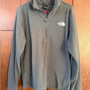 The North Face Charcoal Quarter-Zip Fleece
